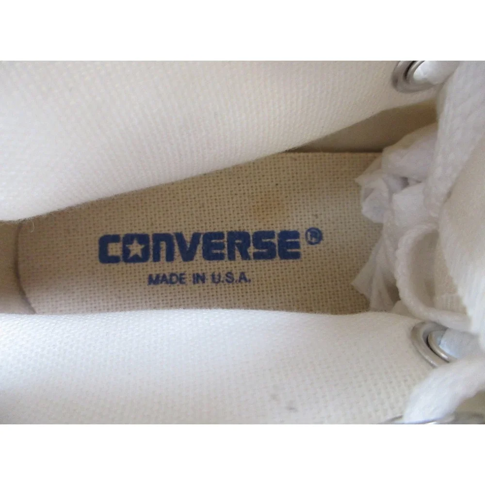Vintage Converse Chuck Taylor All Star Shoes Boys‎ Size 2 1/2 High Top USA 90s